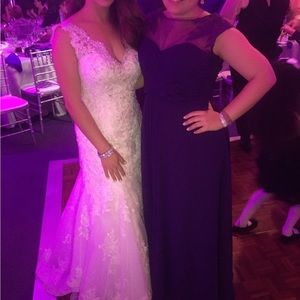 Mori Lee purple gown fits like size 8/10